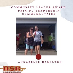 Annabelle Hamilton- Community Leader Award 2021